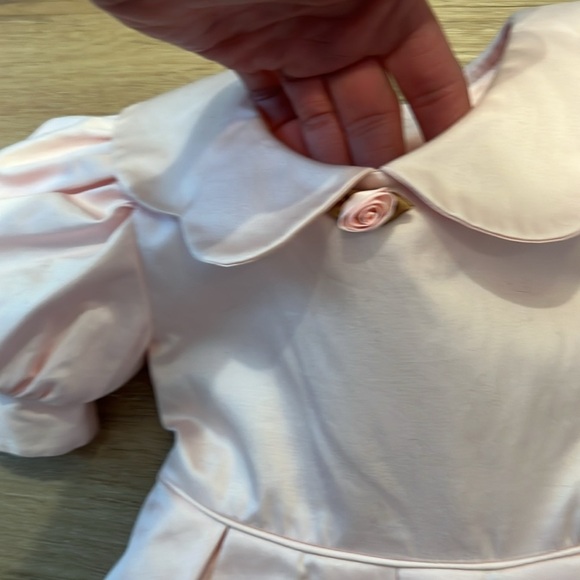 Plum Pudding vintage Pink Dress with puffy sleeves Size -3T - Picture 3 of 8